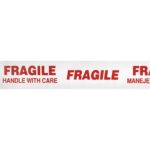 Scotch 3771 Box Sealing Tape with Message, Hot Melt Adhesive, 2 mils, 48 mm (1-22/25") x 100 m (328')