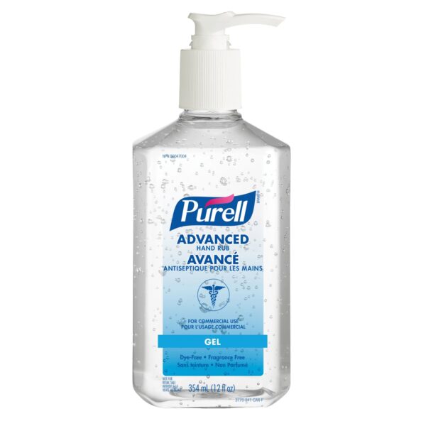 Advanced Hand Sanitizer, 354 ml, Pump Bottle, 70% Alcohol