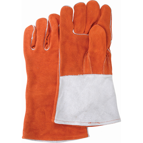 Premium Comfoflex™ Welding Gloves, Split Cowhide, Size Large