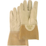 Softouch™ Welding Gloves, Pigskin Leather, Size Medium