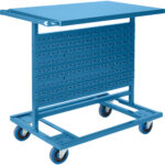 Bin Carts - Cart Only, Double-sided, 24" W x 38-1/2" D x 36-1/2" H