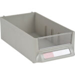 Replacement Drawer for KPC-400 Parts Cabinet, Plastic, 4-11/16" W x 8-5/8" D x 2-7/10" H, Grey