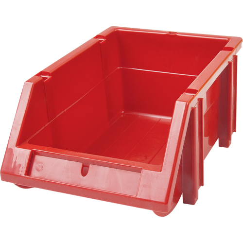 Stack & Hang Bin, 5-7/8" W x 4-11/16" H x 9-13/16" D, Red