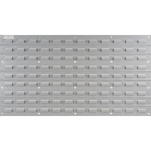Metal Louvered Panel Bin Support Rack, 32 Bins, 36" W x 1/8" D x 19" H