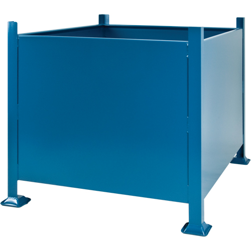 Bulk Stacking Containers, 30" H x 40.5" W x 48.5" D, 3500 lbs. Capacity