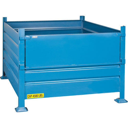 Bulk Stacking Containers, 30" H x 40.5" W x 48.5" D, 4500 lbs. Capacity