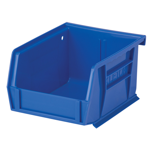 Stack & Hang Bin, 4-1/8" W x 3" H x 5-3/8" D, Blue