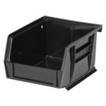 Stack & Hang Bin, 4-1/8" W x 3" H x 5-3/8" D, Black