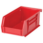Stack & Hang Bin, 4-1/8" W x 3" H x 7-3/8" D, Red