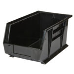 Stack & Hang Bin, 8-1/4" W x 7" H x 14-3/4" D, Black