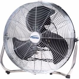 High-Velocity Floor Fan, 3 Speeds, 18″ Diameter