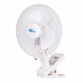 Clip-On & Desk Fan, 6″ Diameter, 2 Speeds