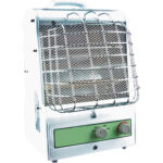 Portable Utility Heater, Fan/Radiant Heat, Electric, 5120