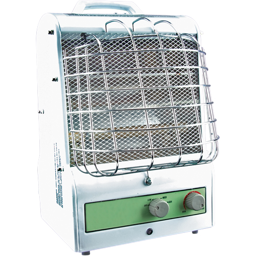 Portable Utility Heater, Fan/Radiant Heat, Electric, 5120