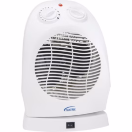 Portable Convection Heater, Fan, Electric, 5200 BTU
