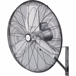 Non-Oscillating Wall Fan, Industrial, 24″ Dia., 2 Speeds