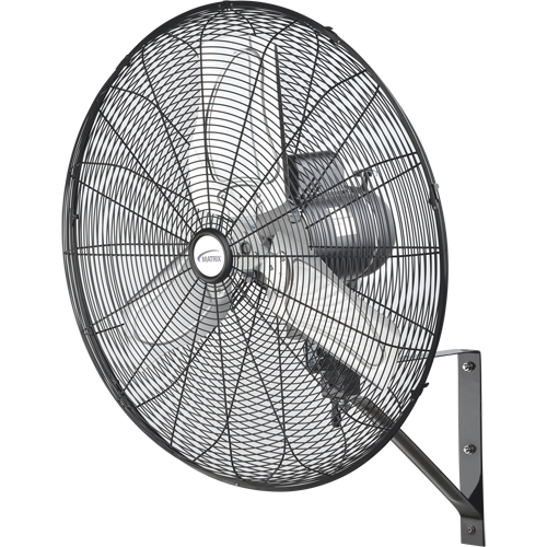 Oscillating Wall Fan, Industrial, 24" Dia., 2 Speeds