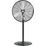 Oscillating Pedestal Fan, Heavy-Duty, 2 Speed, 30" Diameter