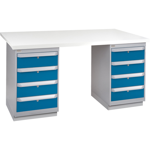 Pre-Designed Workbench, 60" W x 24" D x 34" H, 2500 lbs. Capacity