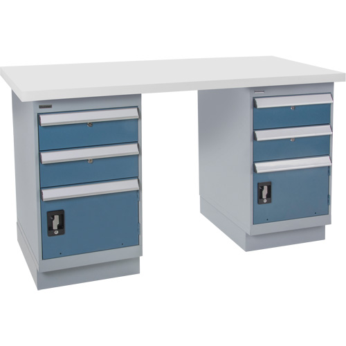 Pre-Designed Workbench, 60" W x 24" D x 34" H, 2500 lbs. Capacity