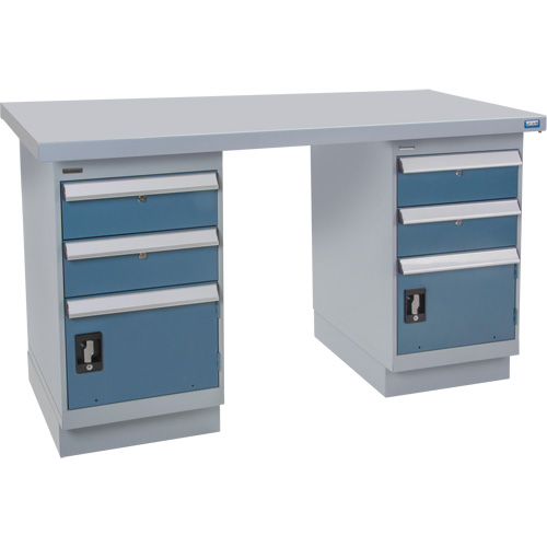 Pre-Designed Workbench, 60" W x 36" D x 34" H, 2500 lbs. Capacity