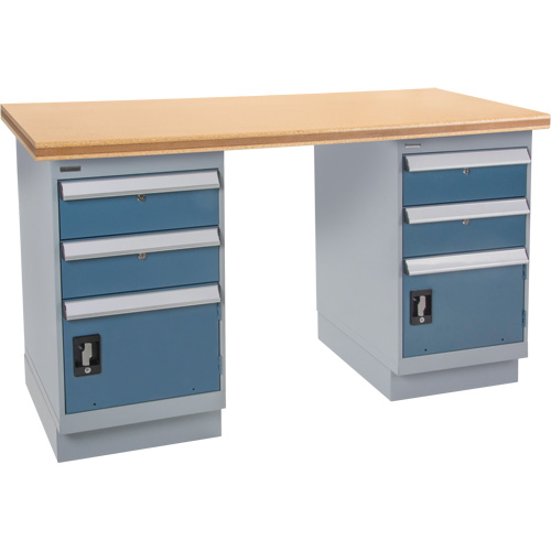 Pre-Designed Workbench, 60" W x 24" D x 34" H, 2500 lbs. Capacity
