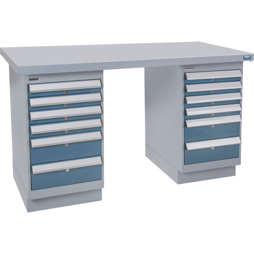Pre-Designed Workbench, 72" W x 36" D x 34" H, 2500 lbs. Capacity