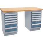 Pre-Designed Workbench, 60" W x 24" D x 34" H, 2500 lbs. Capacity