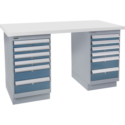 Pre-Designed Workbench, 72" W x 36" D x 34" H, 2500 lbs. Capacity