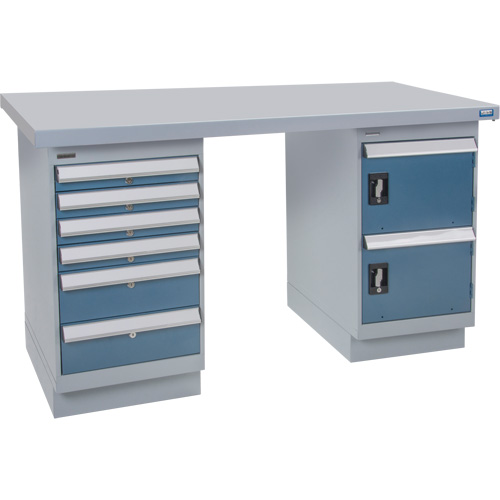 Workbench, 60" W x 24" D x 34" H, 2500 lbs. Capacity