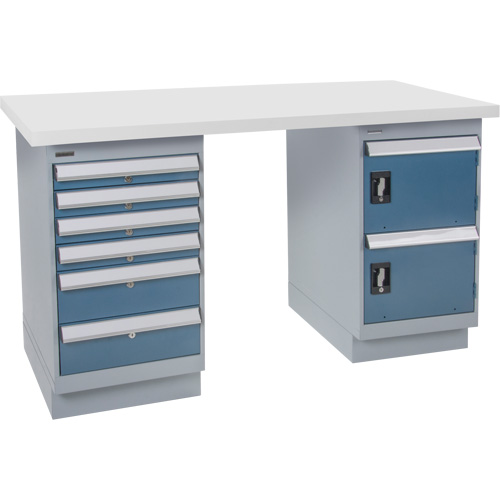 Workbench, 60" W x 30" D x 34" H, 2500 lbs. Capacity