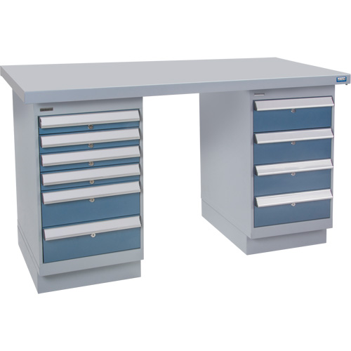 Pre-Designed Workbench, 60" W x 24" D x 34" H, 2500 lbs. Capacity