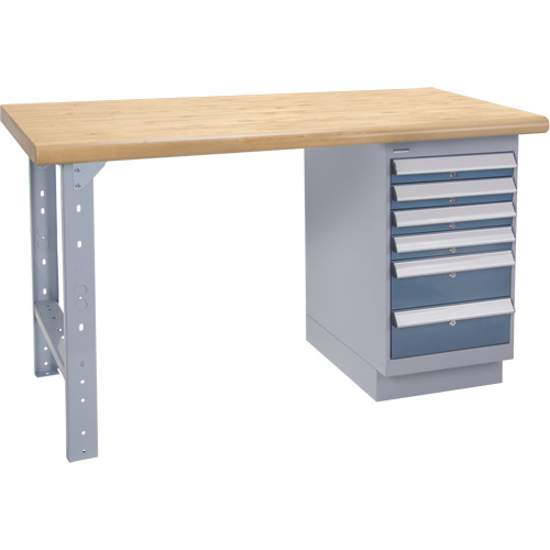 Heavy-Duty Workbench, 1500 lbs. Cap., 60" W x 30" D, 34" H