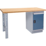 Workbench, 60" W x 24" D x 34" H, 2500 lbs. Capacity