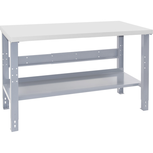 Industrial Duty Workbench, 60" W x 36" D x 34" H, 1000 lbs. Capacity