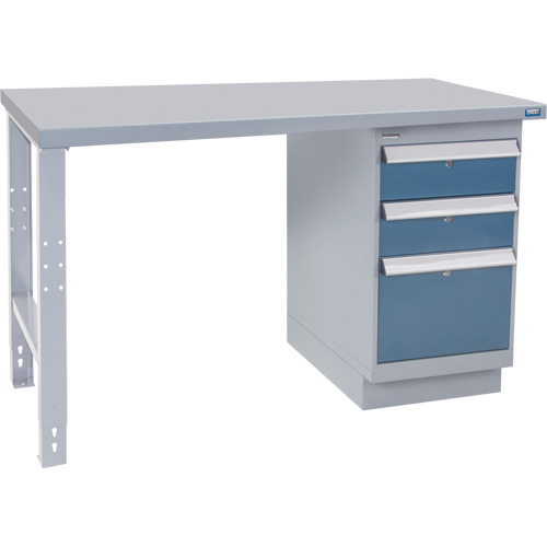 Industrial Duty Workbench, 24" W x 60" D x 34" H, 1000 lbs. Capacity