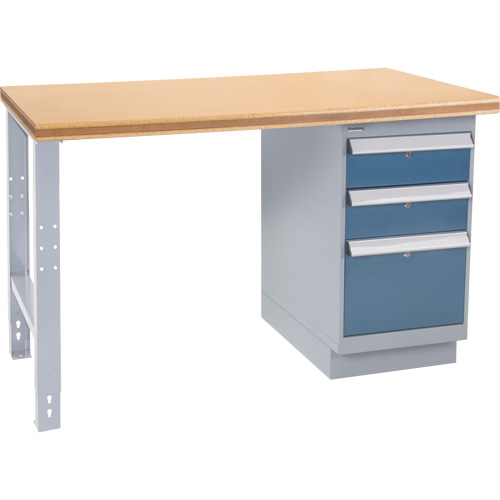 Industrial Duty Workbench, 24" W x 60" D x 34" H, 1000 lbs. Capacity