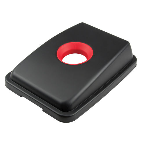 Waste Classification - Lid, Open Lid, Plastic, Fits Container Size: 17-1/4" x 12-1/2"
