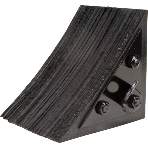 Wheel Chock, 8" x 8" x 8", Black