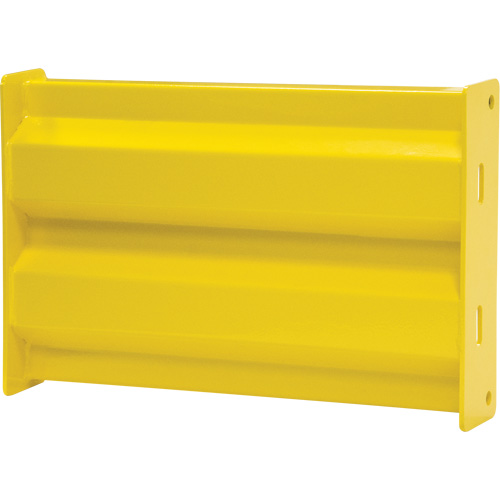 Industrial Safety Guard Rail, Steel, 31" L x 12" H, Safety Yellow