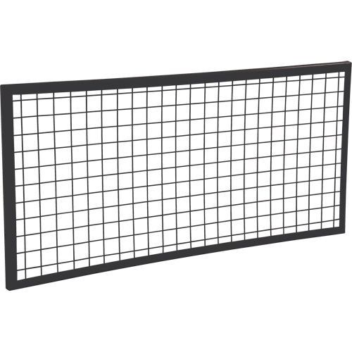 Wire Mesh Partition Panel, 2' H x 4' W
