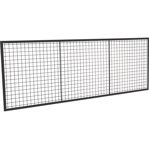 Wire Mesh Partition Panel, 3' H x 8' W