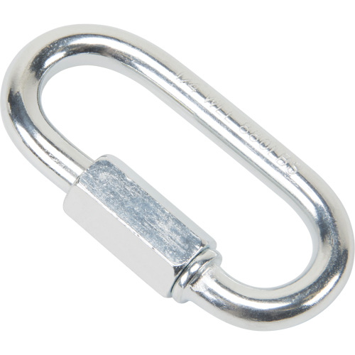 Zinc Plated Quick Link, 880 lbs (0.44 tons), 1/4"