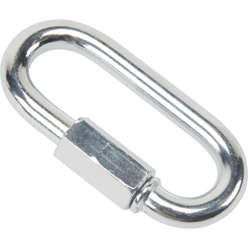 Zinc Plated Quick Link, 2140 lbs (1.07 tons), 3/8"