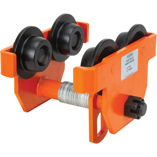 Adjustable Trolley with Safety Plates, 6000 lbs. (3 tons)