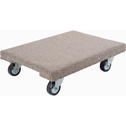 Wood Dollies - Medium-Duty, Polyolefin Wheels, 900 lbs. Capacity, 18" W x 24" D x 7" H