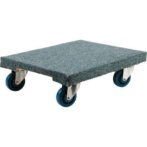 Wood Dollies - Heavy-Duty, Rubber Wheels, 1400 lbs. Capacity, 18" W x 24" D x 7" H