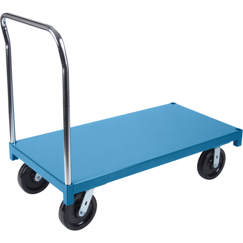 Heavy-Duty Platform Truck, 96" L x 48" W, 2500 lbs. Capacity, Nylon Casters