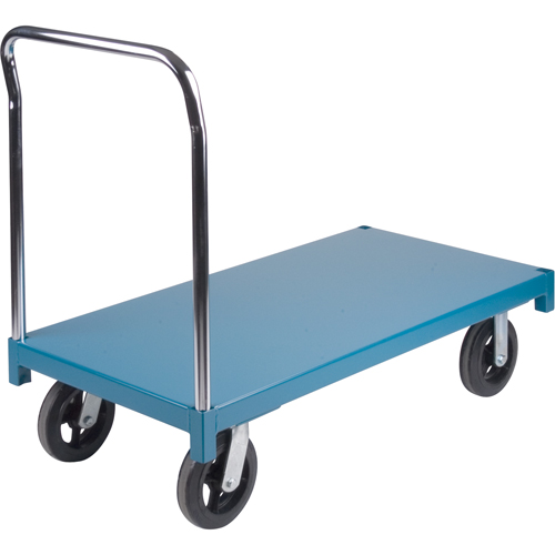 Heavy-Duty Platform Truck, 48" L x 30" W, 2000 lbs. Capacity, Rubber Casters