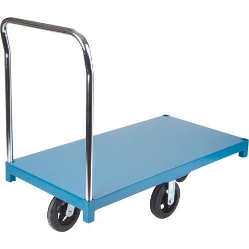 Heavy-Duty Platform Truck, 48" L x 24" W, 2000 lbs. Capacity, Rubber Casters